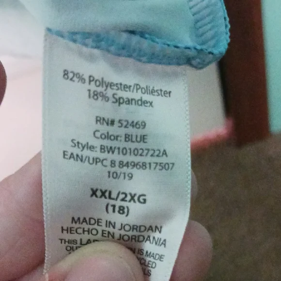 wonder nation White and Light Blue Tee with Logo Print - Picture 5 of 5